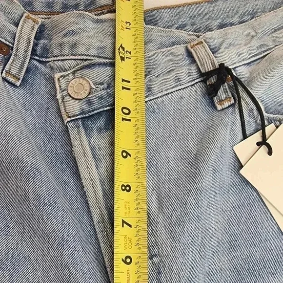 Agolde Criss Cross Straight Jean in Dimension size 32 NWT light wash